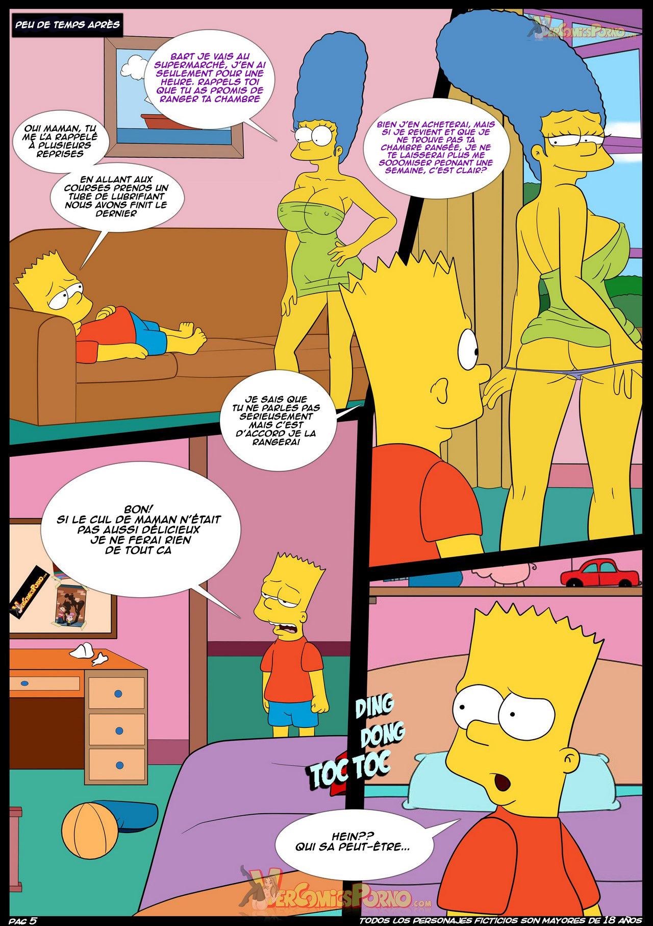 Los Simpsons Viejas Costumbres 4 Visita Inesperada page 6 full