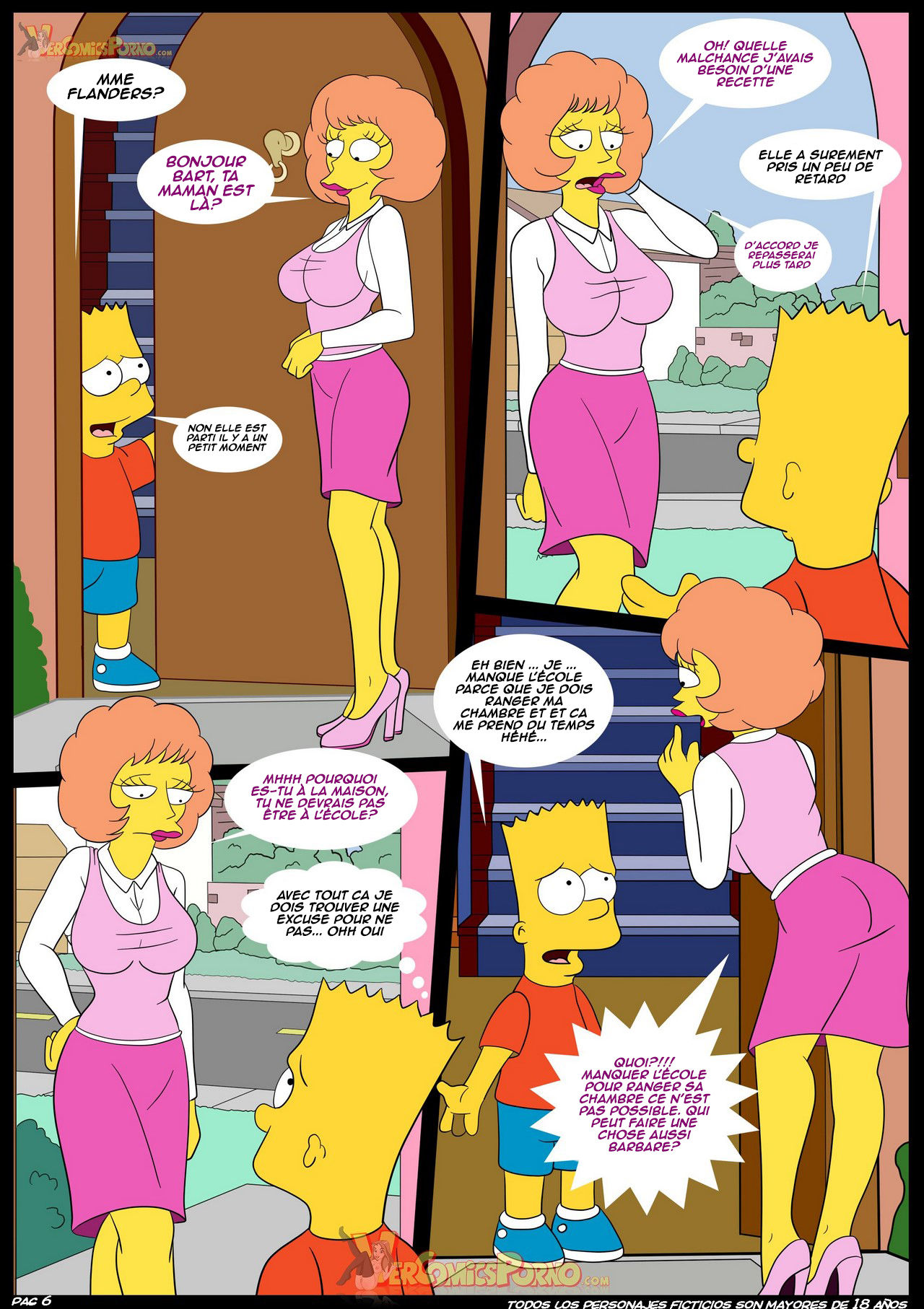 Los Simpsons Viejas Costumbres 4 Visita Inesperada page 7 full