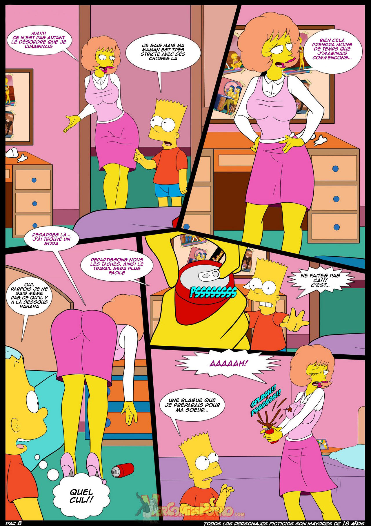 Los Simpsons Viejas Costumbres 4 Visita Inesperada page 9 full