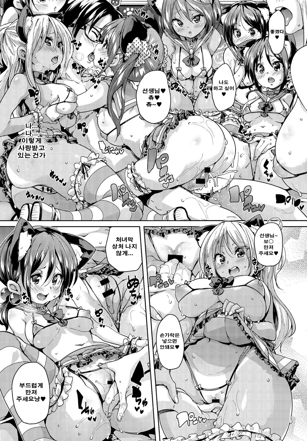 Neko Cafe Hatsujou! | 네코카페 발정중 page 12 full