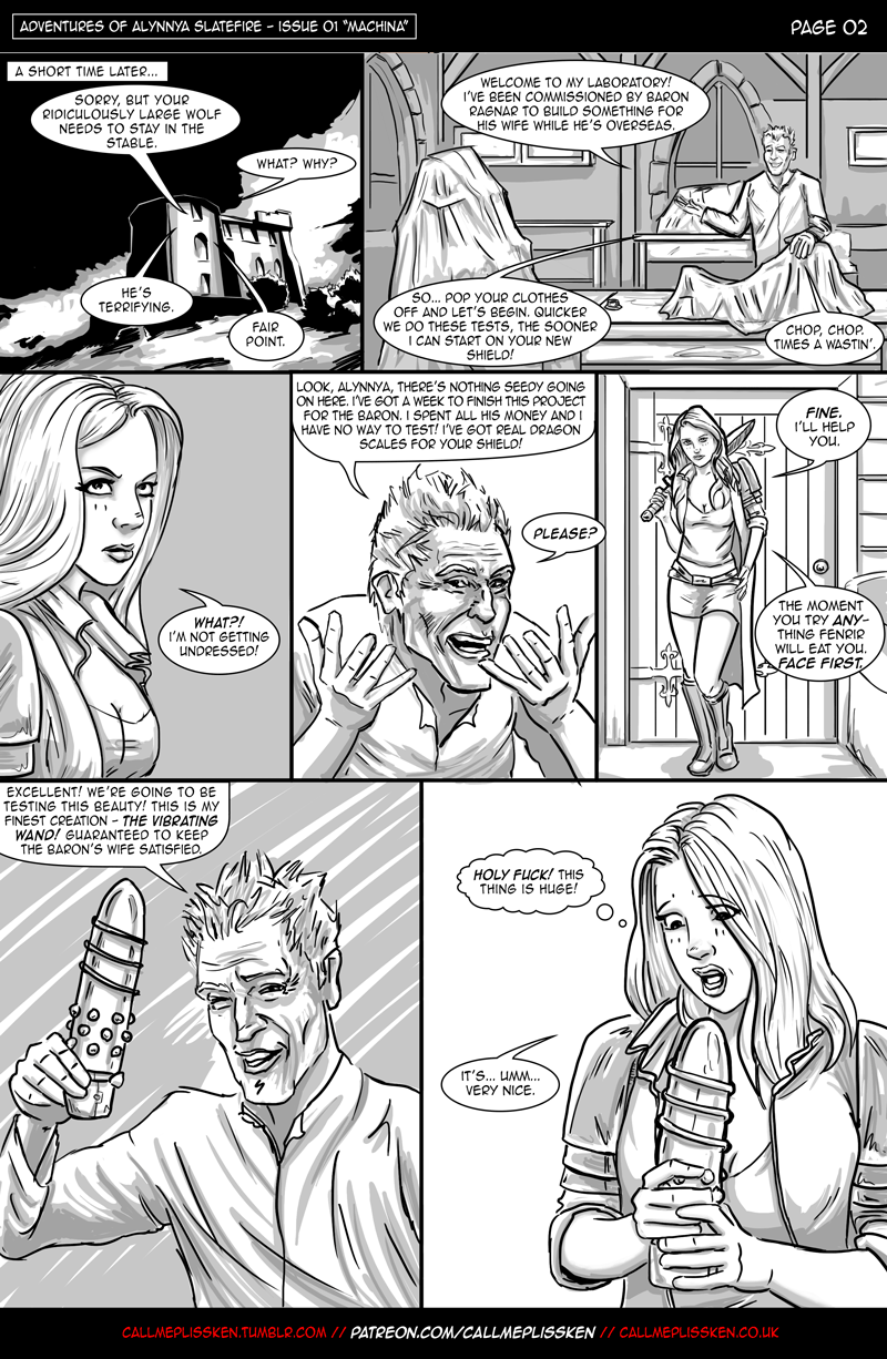 Adventures of Alynnya Slatefire - Issue 01 - COMPLETE page 3 full