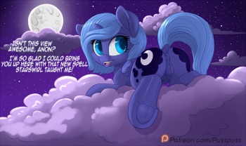 [Pusspuss] Luna and Anon (My Little Pony Friendship Is Magic) cover