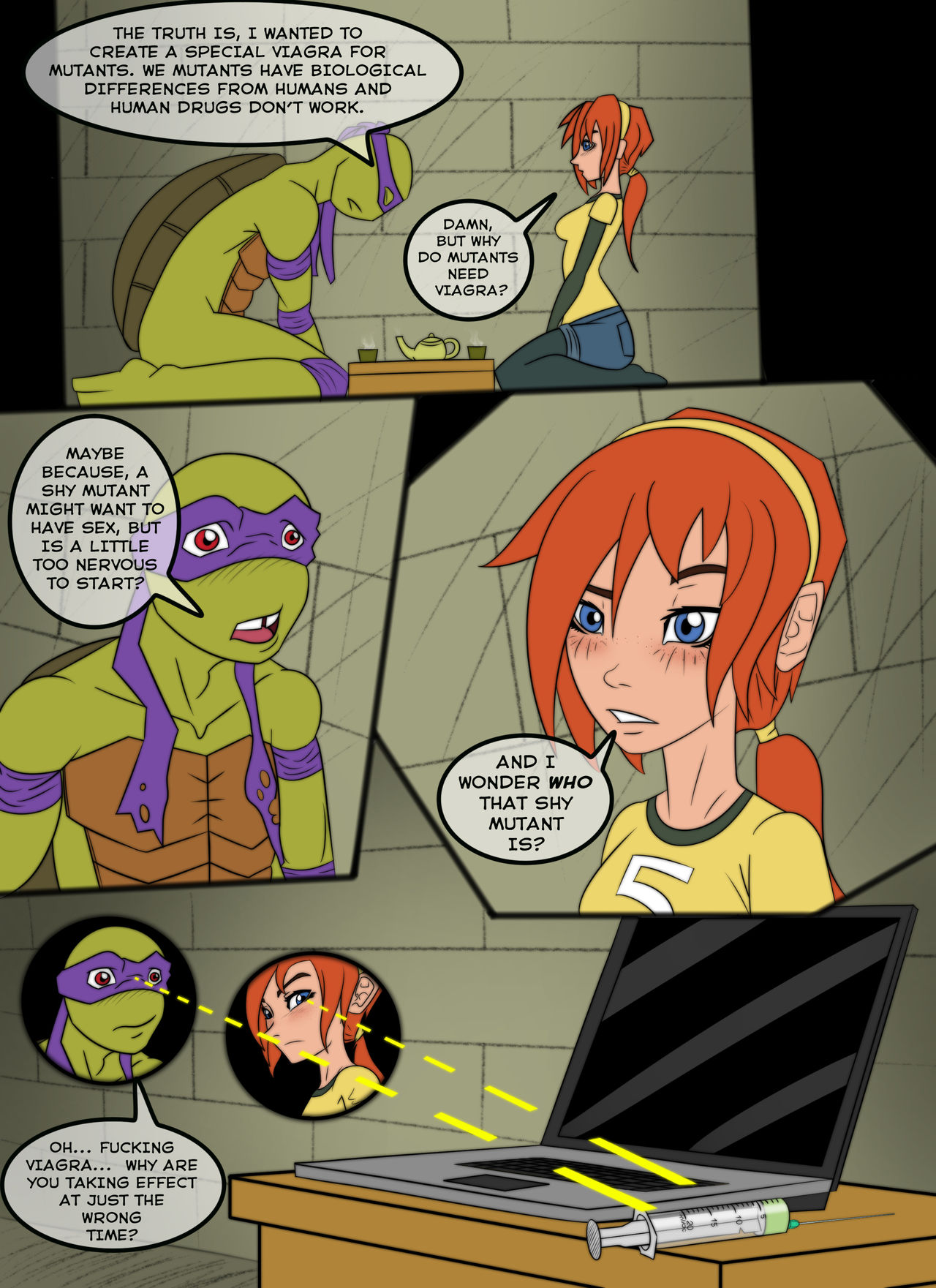 TMNT - Relax in April page 8 full