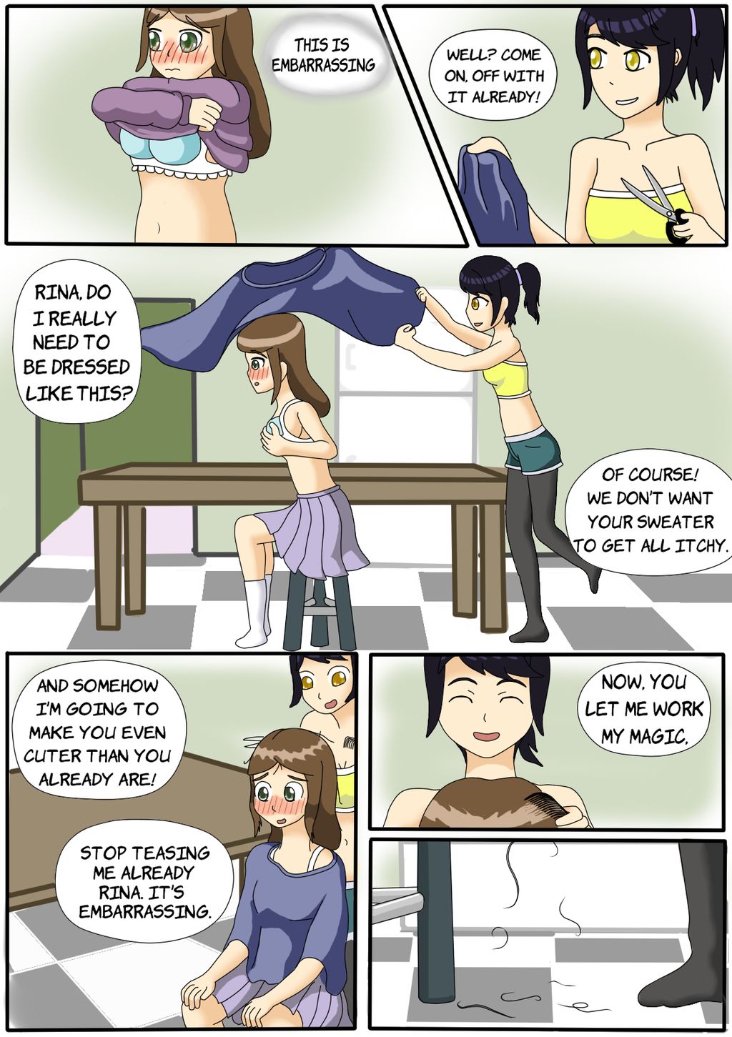 Karen's New Haircut page 1 full