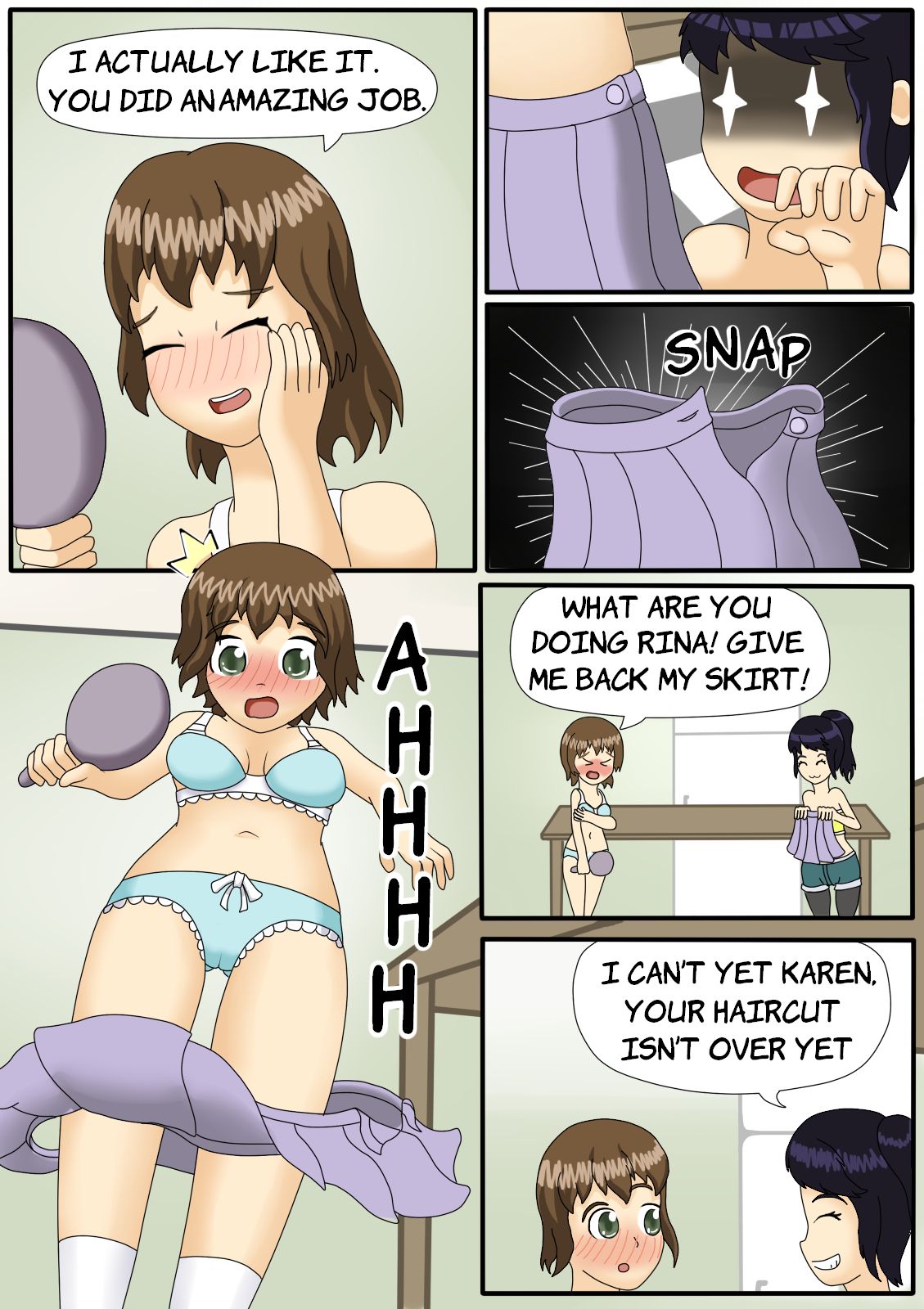 Karen's New Haircut page 3 full