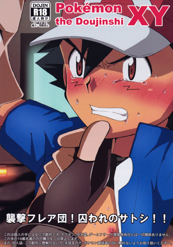 (Challe! 10) [Peko Renmei (Aquajet Kosuke)] Shuugeki Flare Dan! Torawarenomi Satoshi! (Pokemon X and Y) cover