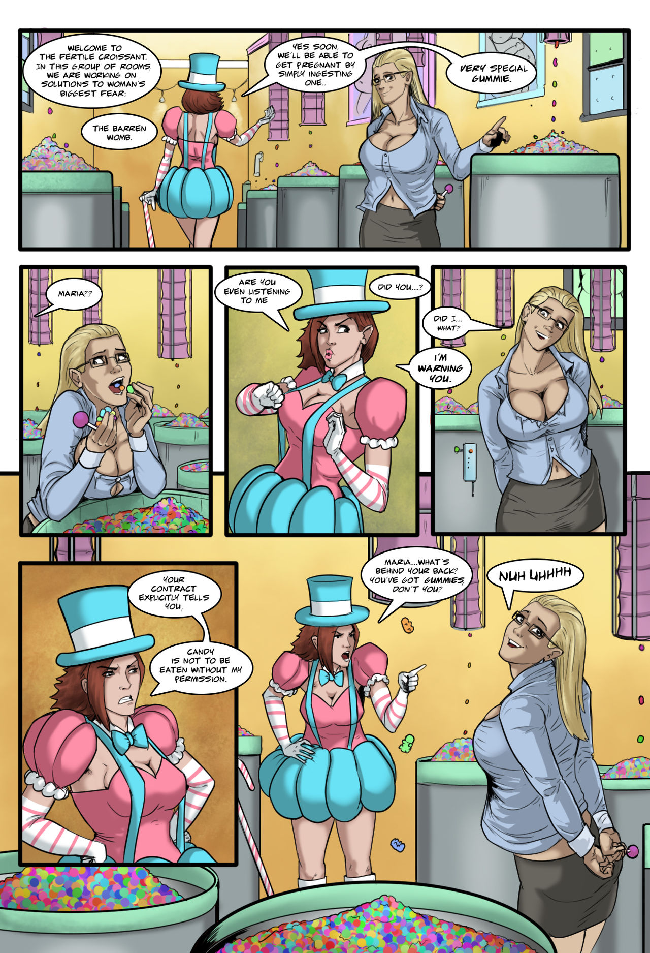 Wendy Wonka and the Pregnant Belly page 1 full