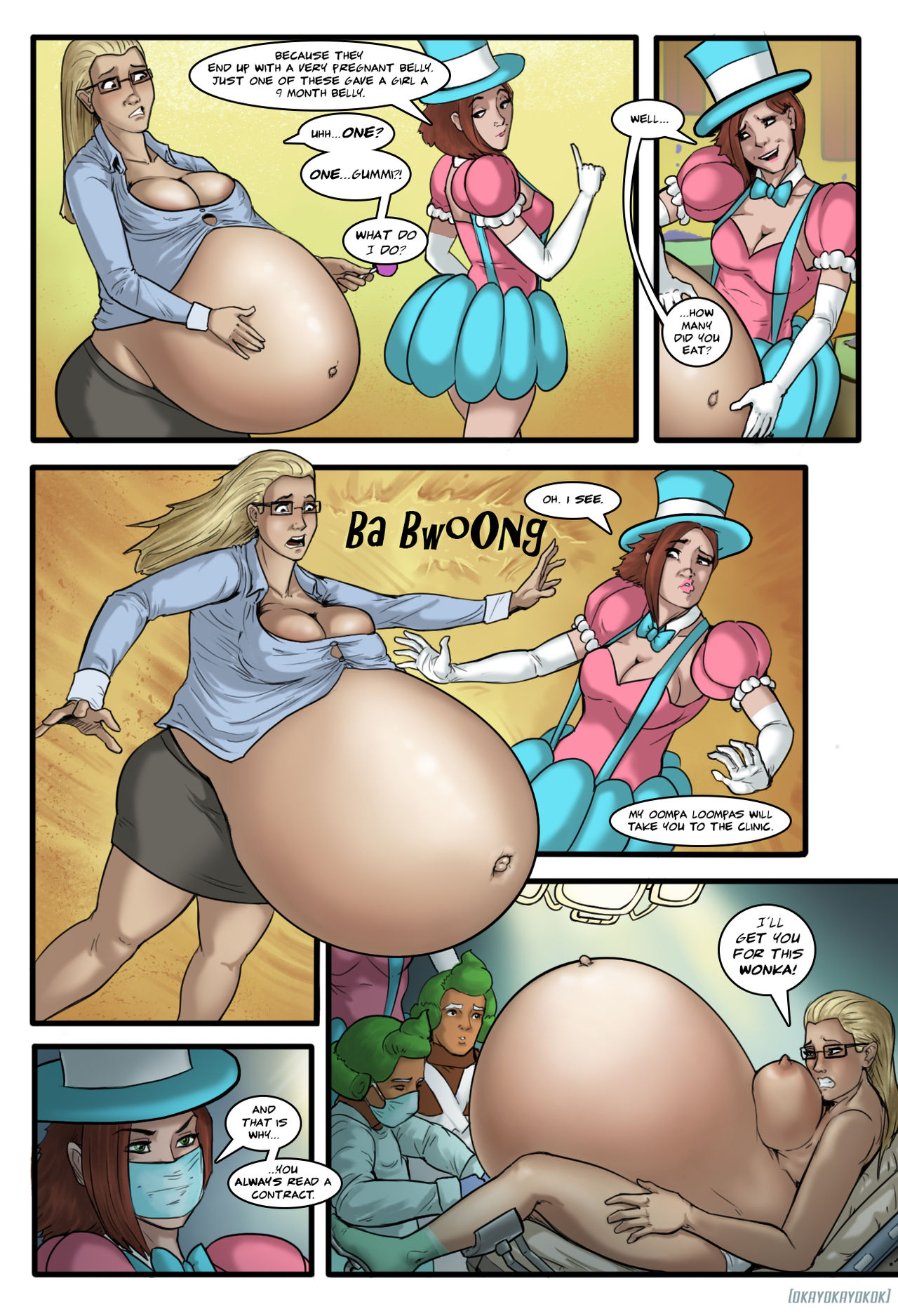 Wendy Wonka and the Pregnant Belly page 3 full