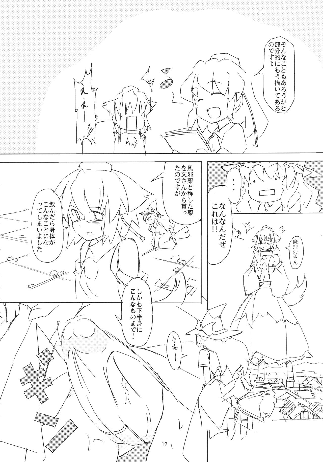 Shameimaru Kyouju no Hiritsuteki Aijou page 12 full