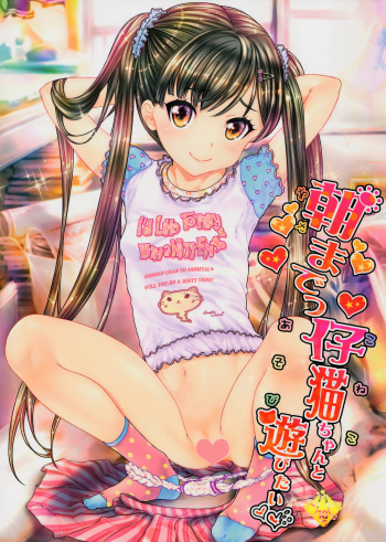 (C91) [Countack (Kojiki Ohji)] Asa made Koneko-chan to Asobitai [korean] cover