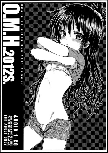 (C82) [40010 1-GO (Shimanto Shisakugata)] O.M.H.2012S. (To LOVE-Ru) cover