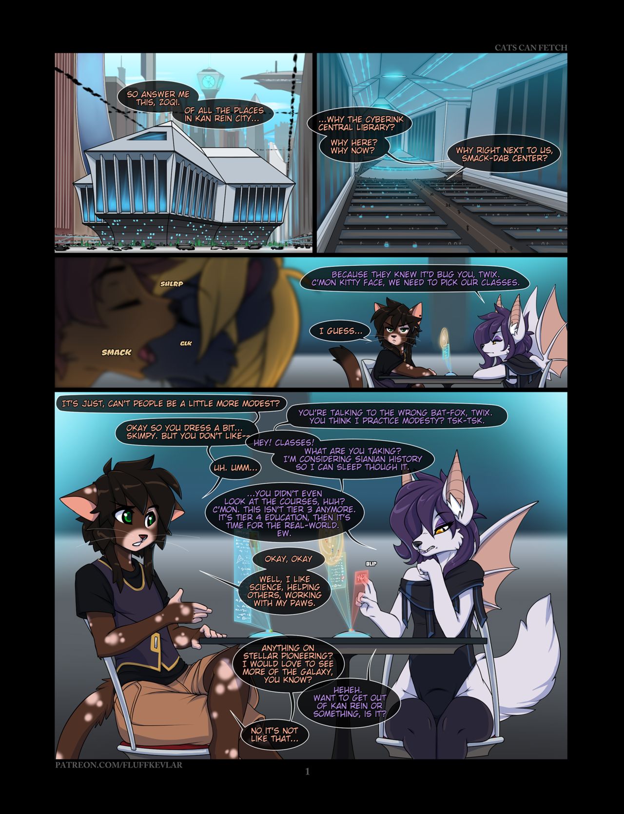 Cats Can Fetch page 1 full