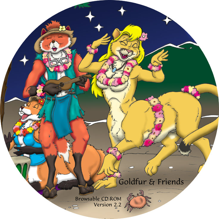 Chakat Goldfur and Friends CD page 1 full