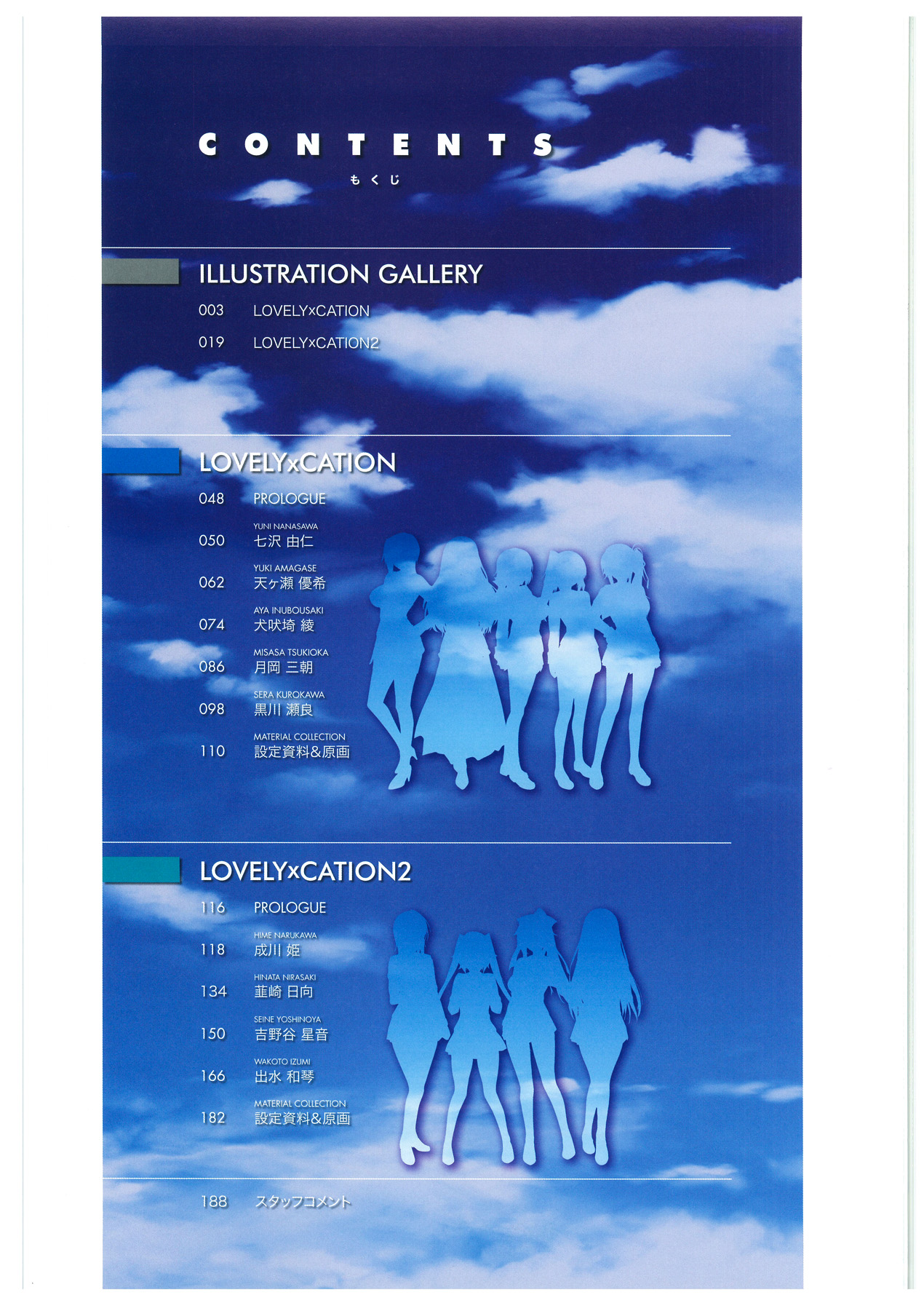 LOVELY CATION 1&2 VISUAL FAN BOOK page 5 full
