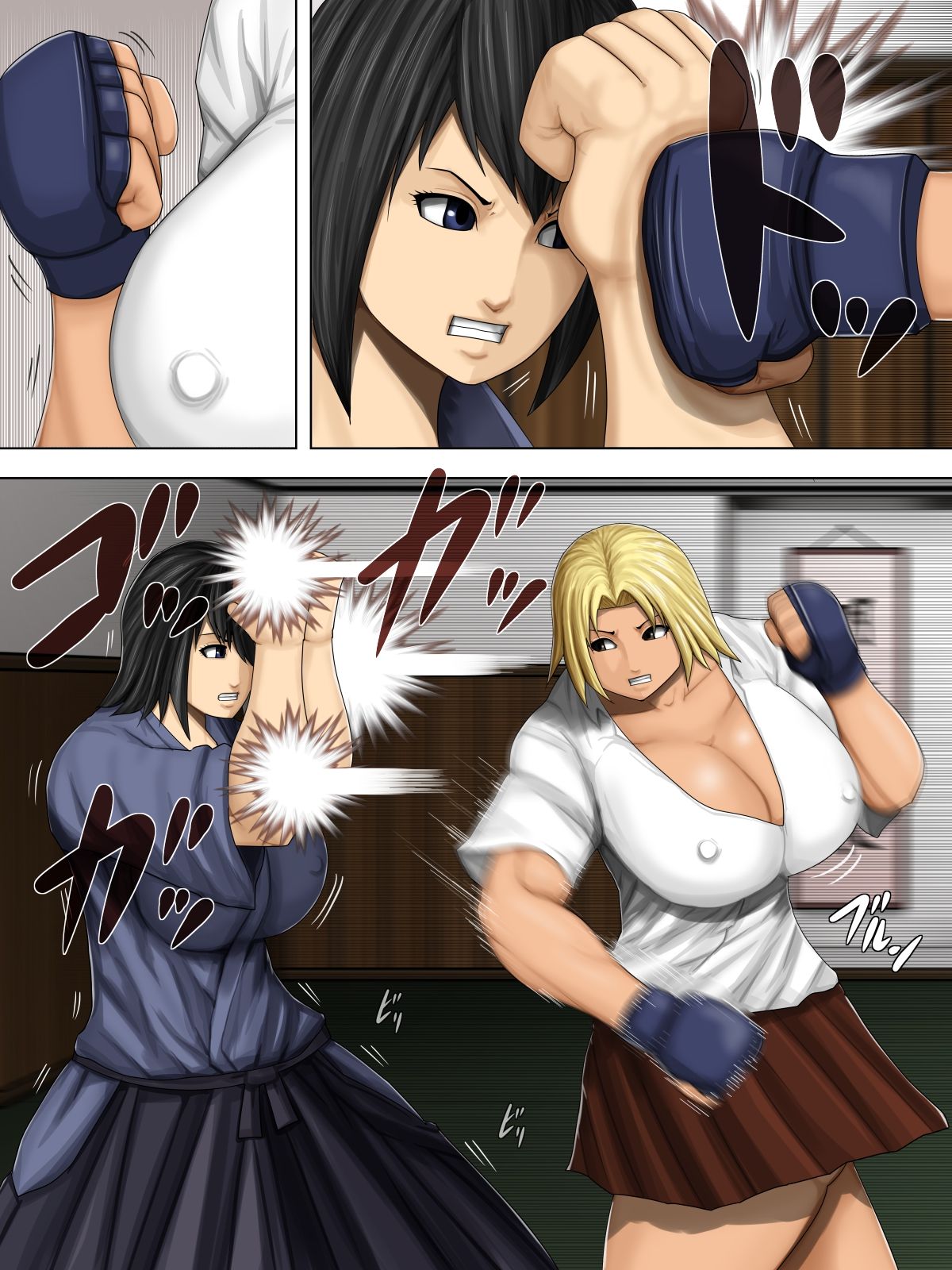 Furyou Musume vs Aiki Jujitsu -Furyou Musume ga Juurin Sareru Kakutou Eroryona Manga- page 8 full