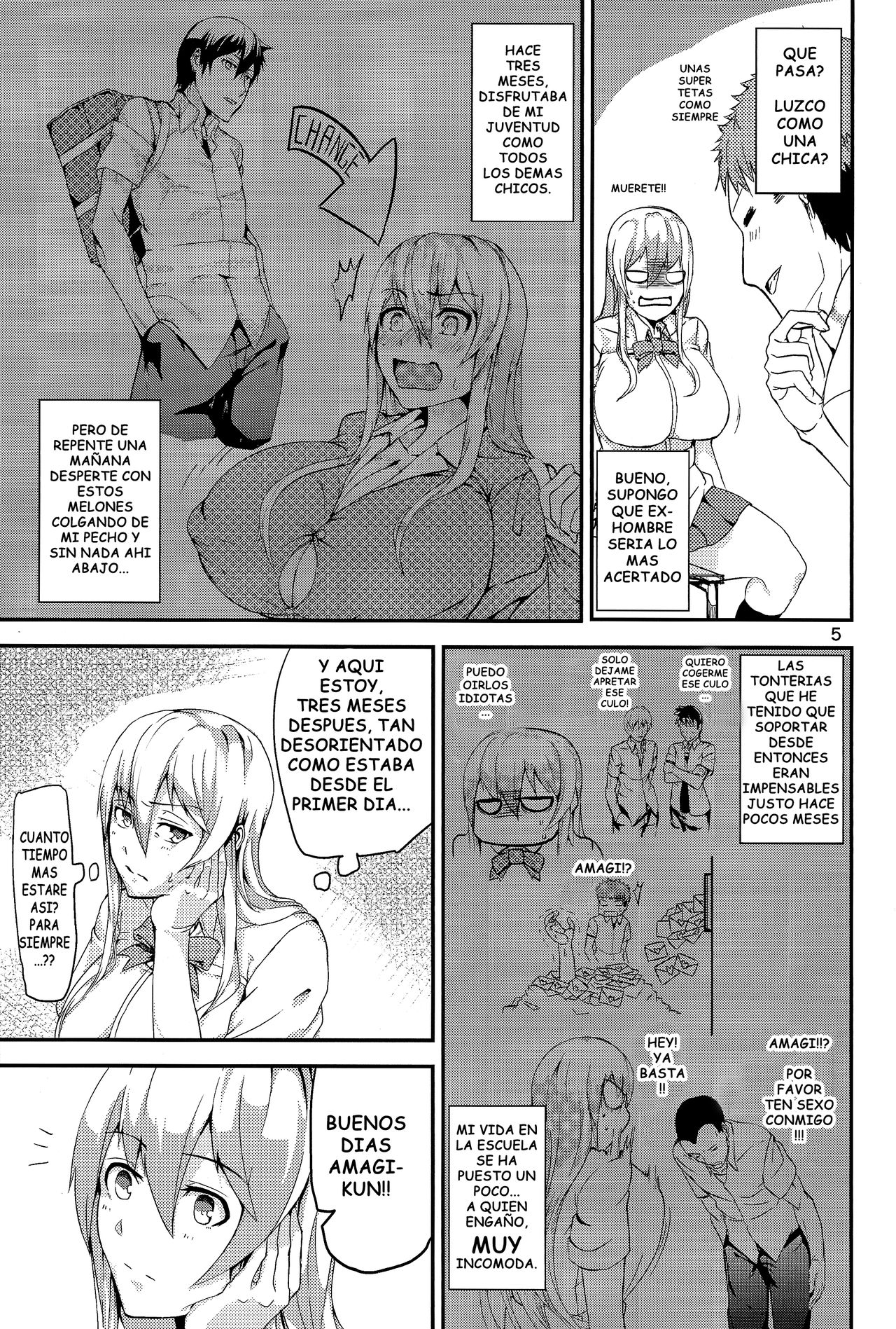 TS Musume Kodama-chan to Asobou | Let's play with TS girl Kodama-chan! page 4 full