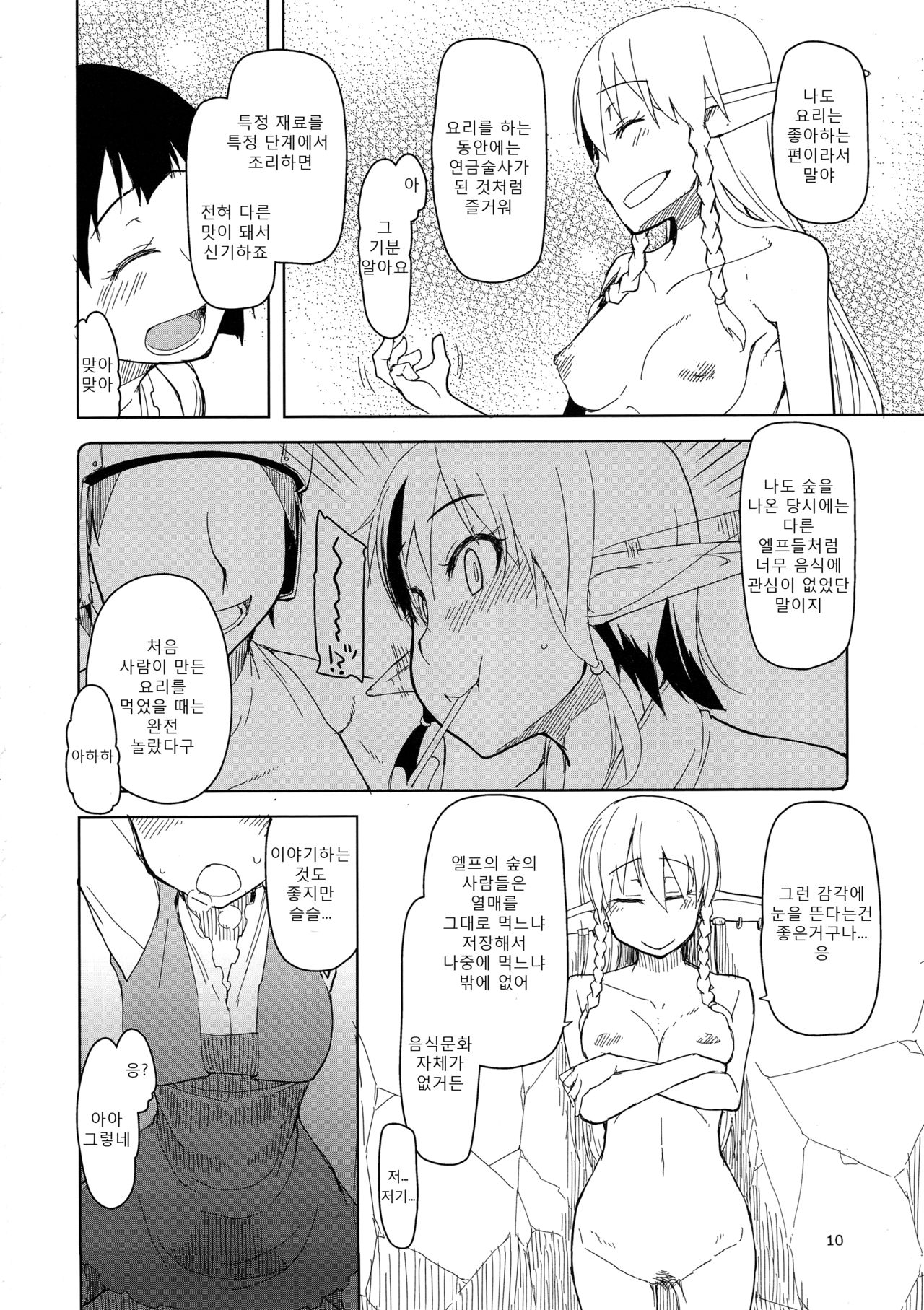 Dosukebe Elf no Ishukan Nikki 2 | 호색한 엘프의 이종간일기 2 page 12 full