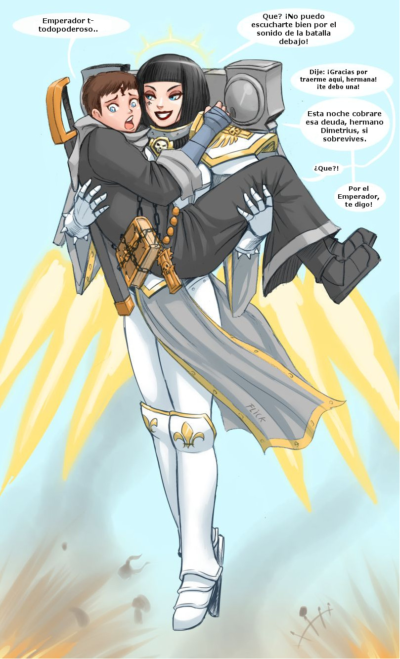 Brother Demetrius and Battle Sisters page 11 full