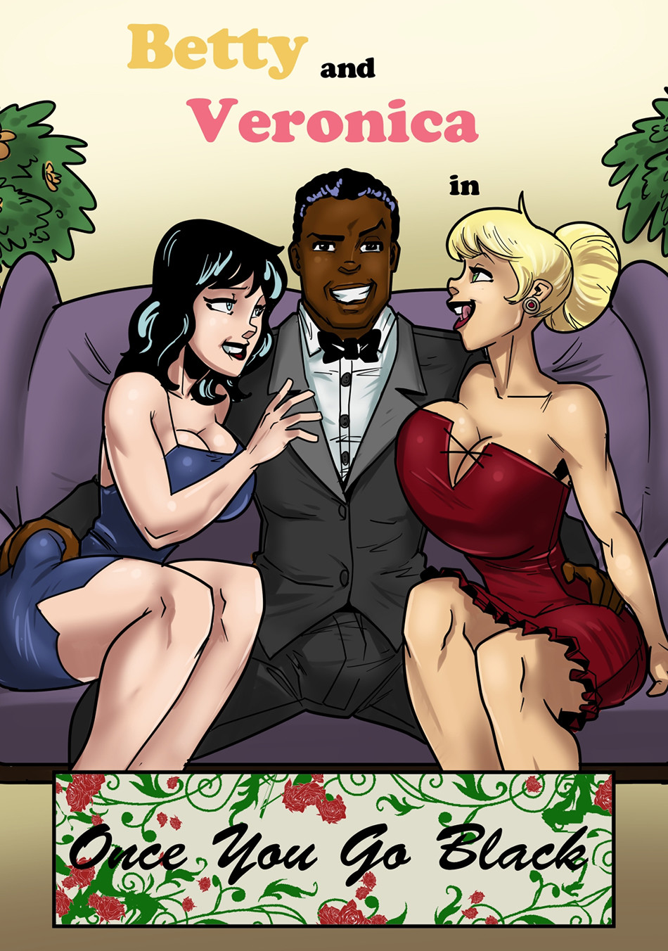 Betty and Veronica in Once You Go Black page 1 full