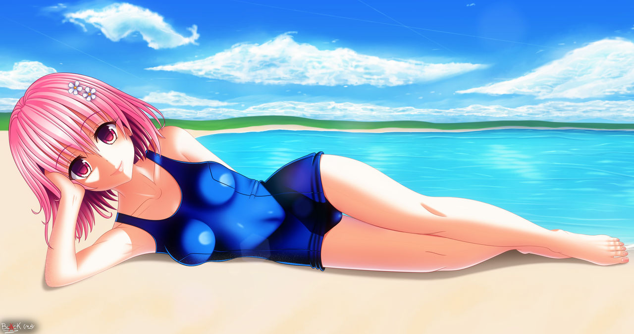 Momo at the beach page 7 full
