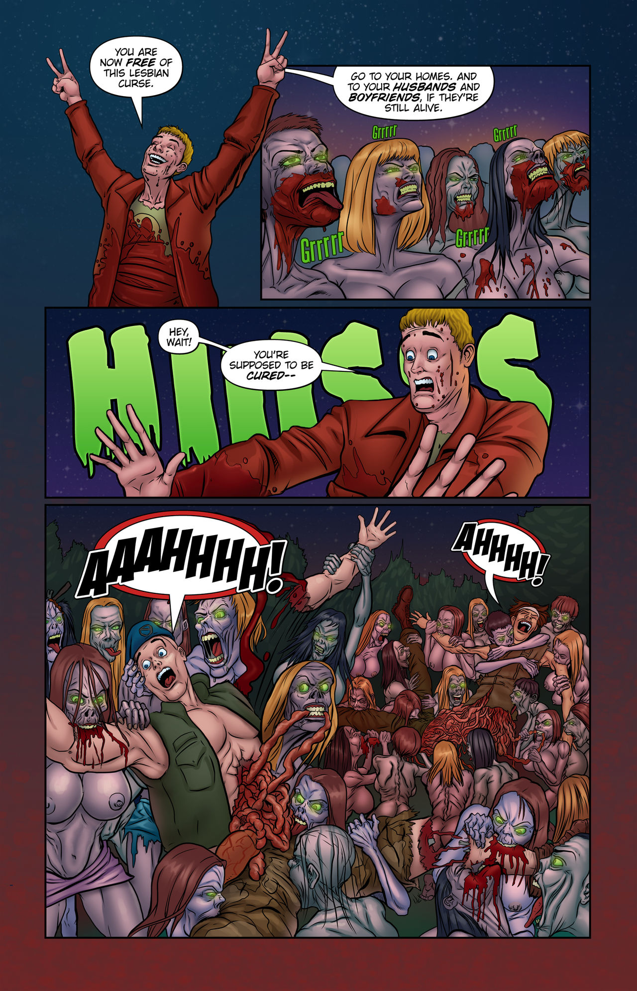 Lesbian Zombies From Outer Space #7 page 12 full