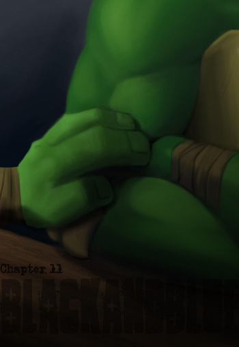 TMNT Black and Blue ch. 11 cover