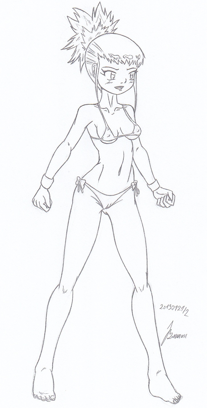 Rika Nonaka _ digimon tamers _  My miny Sketches work_6 page 4 full