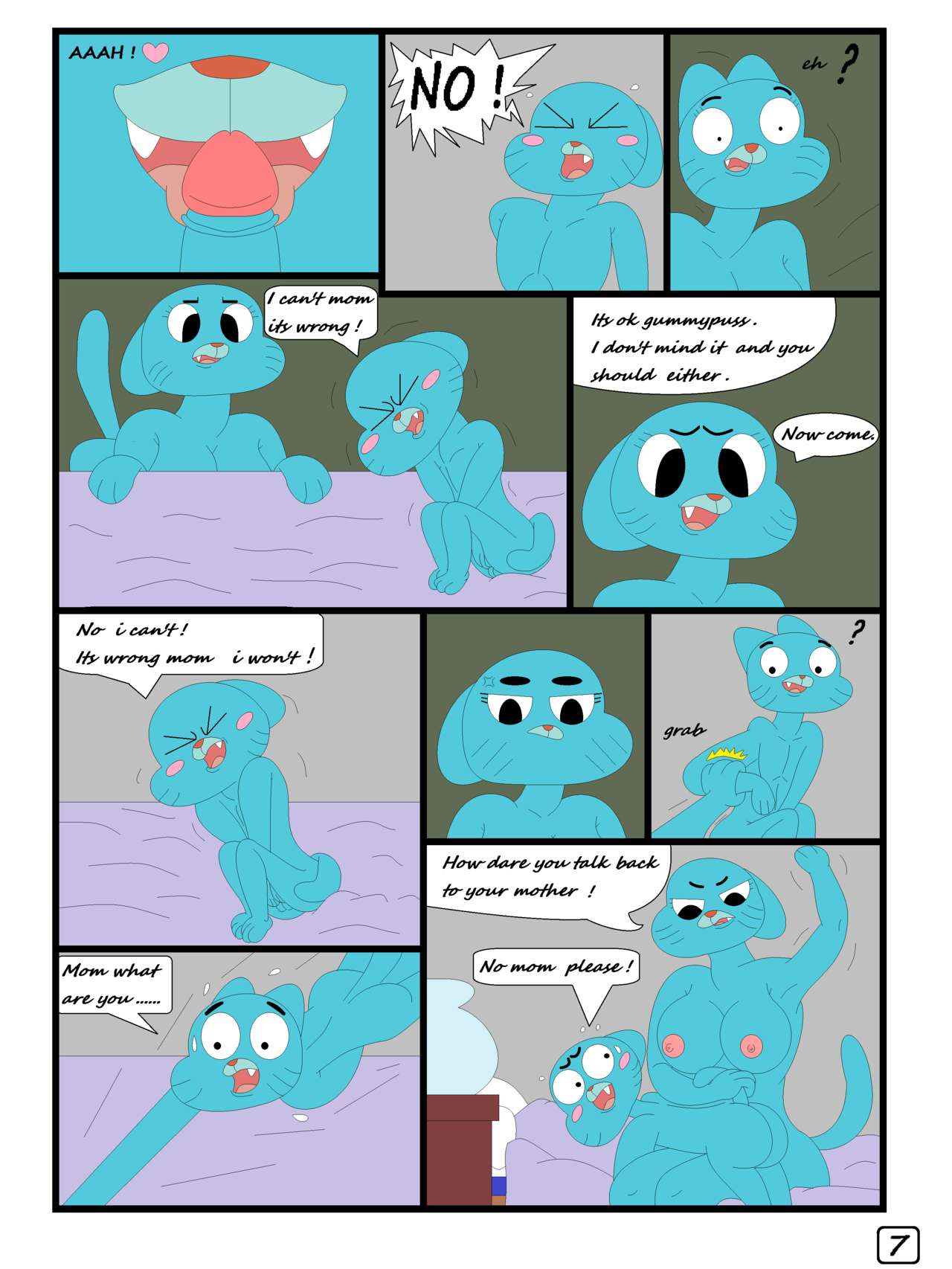 Amazing world of gumball your in so.much trouble porn comic