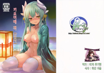 (C91) [ASTRONOMY (SeN)] Kiyohi no Hon (Kari) | 키요히메 책 (Fate/Grand Order) [Korean] [시뮬라시옹] cover
