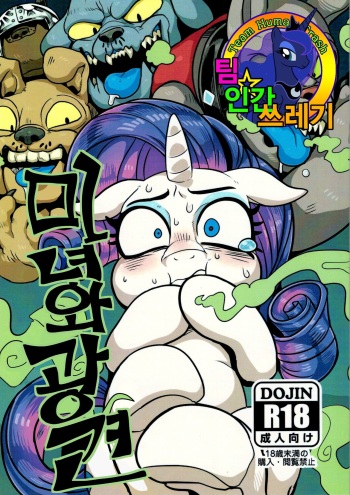 (Shinshun Kemoket 2) [Tetsugakuteki Zombie (Nekubila)] Bijo to Kyouken | 미녀와 광견 (My Little Pony: Friendship Is Magic) [Korean] [TeamHT] cover