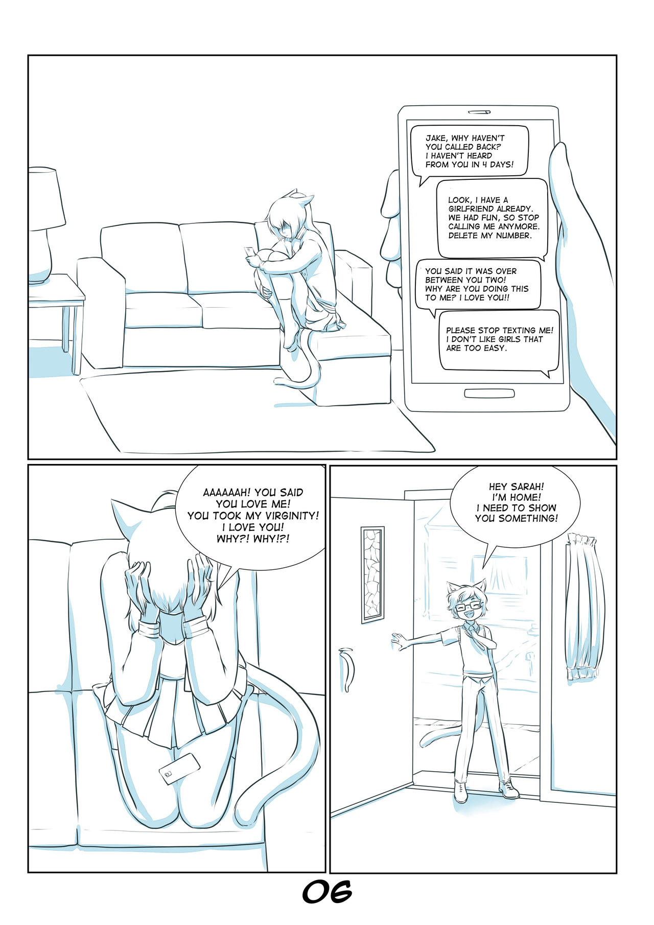 I Love my Babysitter Comic  Re-Edited page 8 full