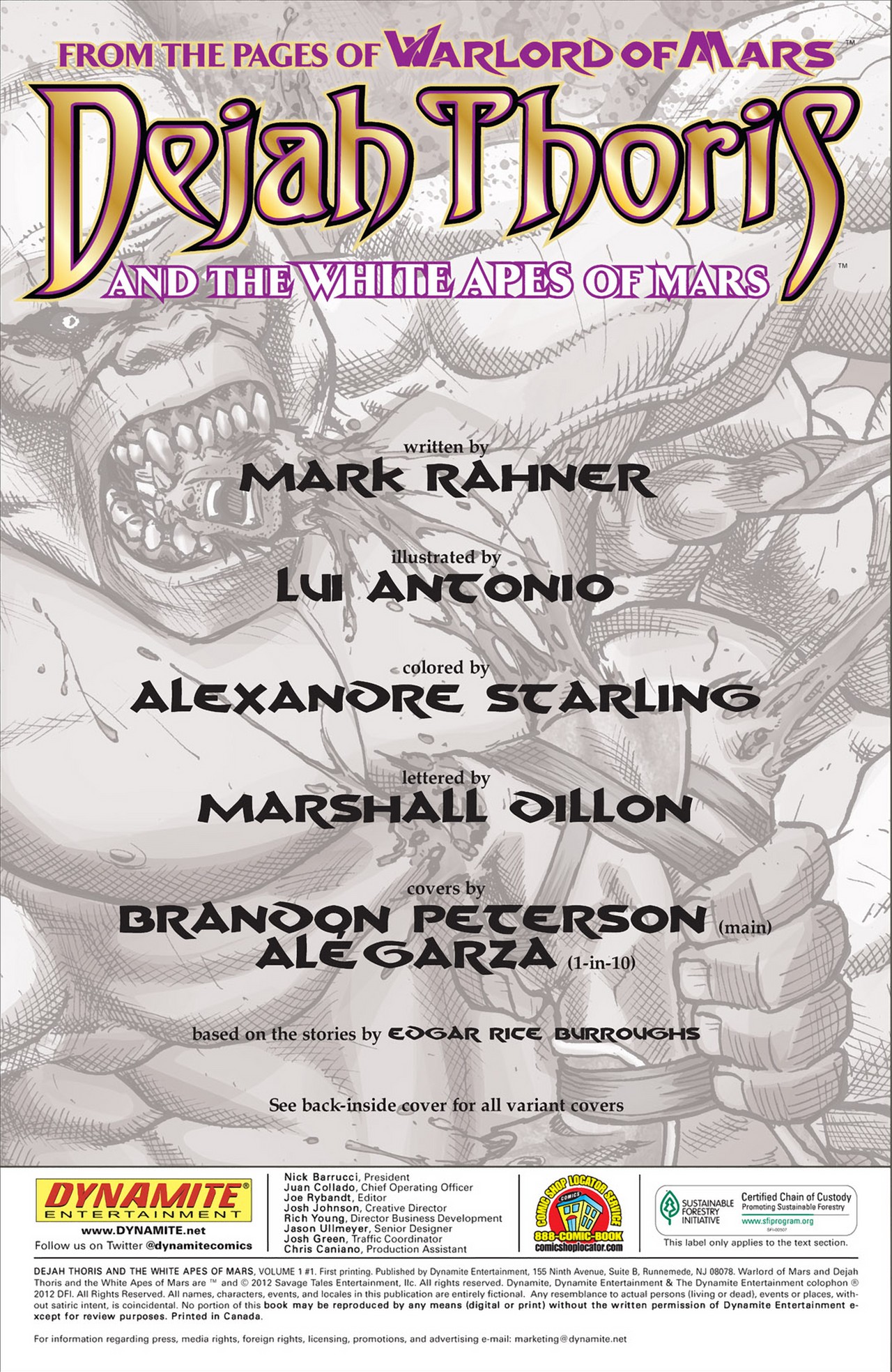 Dejah Thoris And The White Apes Of Mars 01 page 3 full
