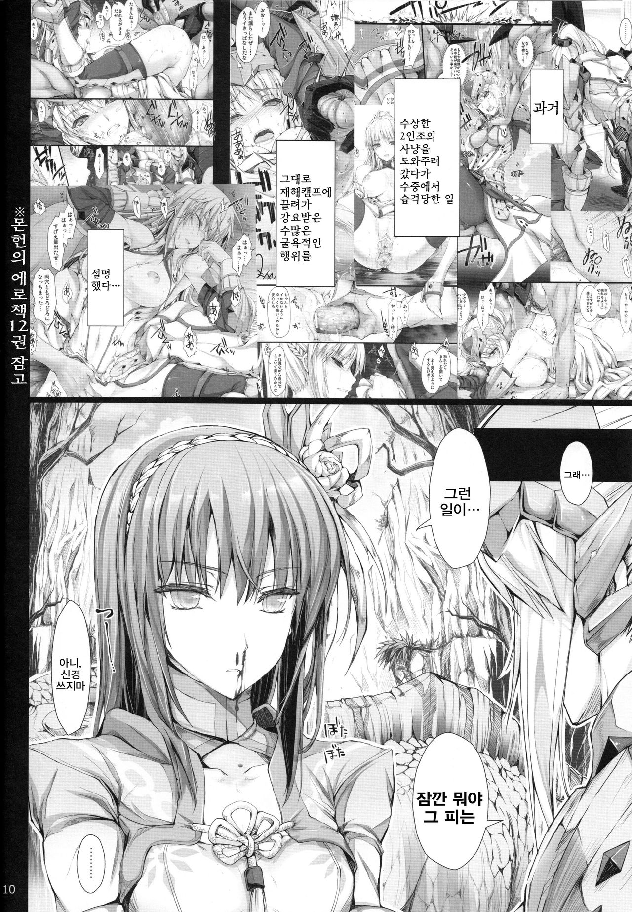 Monhan no Erohon 13 | 몬헌의 에로책 13 page 9 full