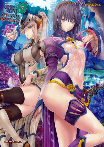 (C82) [UDON-YA (Kizuki Aruchu, ZAN)] Monhan no Erohon 13 | 몬헌의 에로책 13 (Monster Hunter) [Korean] [Team 아키바] [Decensored] cover