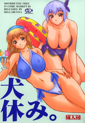 (C63) [Hellabunna (Iruma Kamiri)] Inu Yasumi. (Dead or Alive) [Colorized] cover