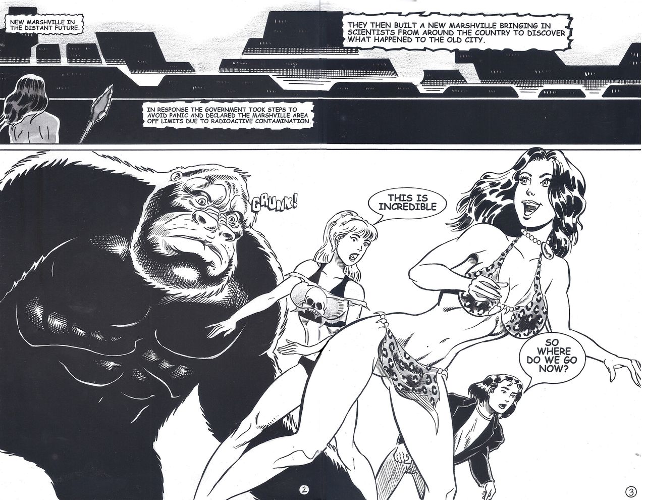 Cavewoman – Shattered Time page 12 full