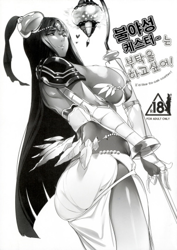(C92) [Kansai Gyogyou Kyoudou Kumiai (Marushin)] Fuyajou Caster wa Onegai Shitai! - I'd like to ask caster! | 불야성 캐스터는 부탁을 하고싶어! (Fate/Grand Order) [Korean] cover