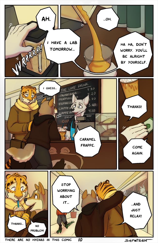 There are no hyenas in this comic + Extras page 12 full