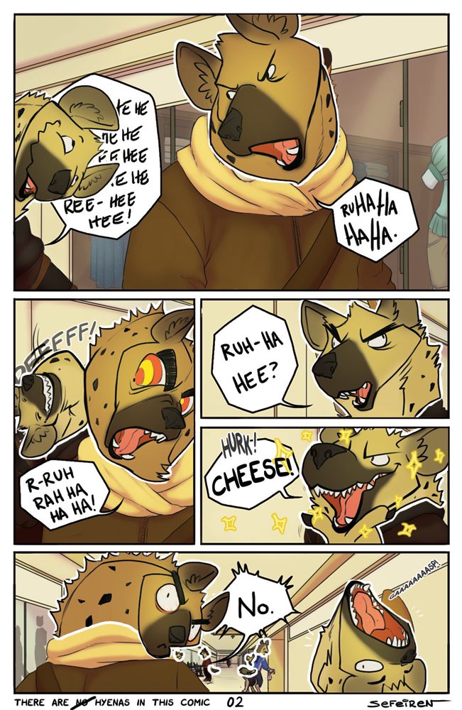 There are no hyenas in this comic + Extras page 3 full