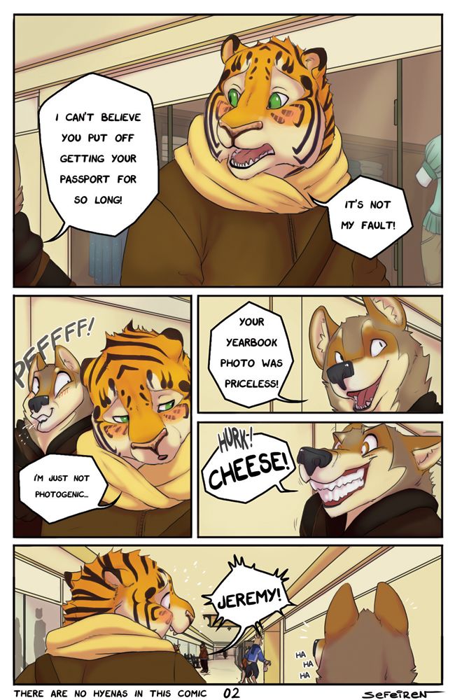 There are no hyenas in this comic + Extras page 4 full