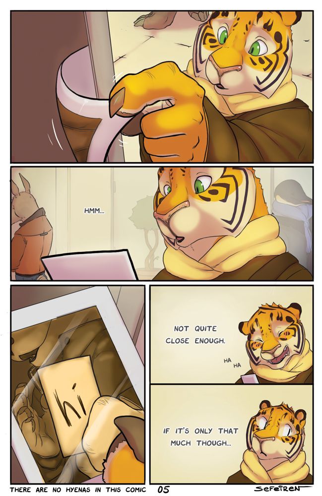 There are no hyenas in this comic + Extras page 7 full