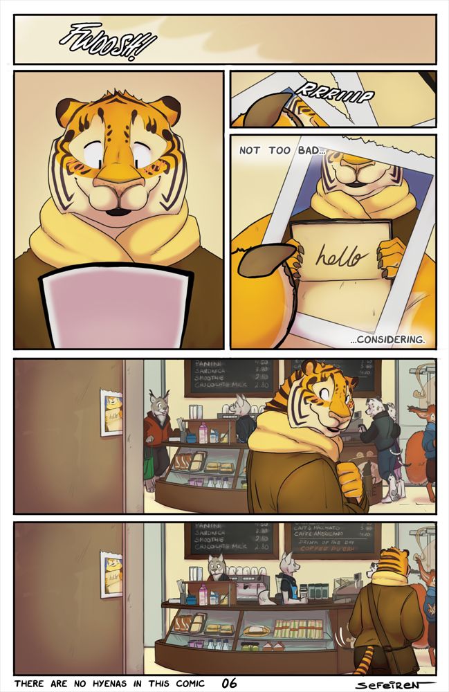 There are no hyenas in this comic + Extras page 8 full
