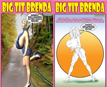 (smudge) Big tit Brenda 3D cover