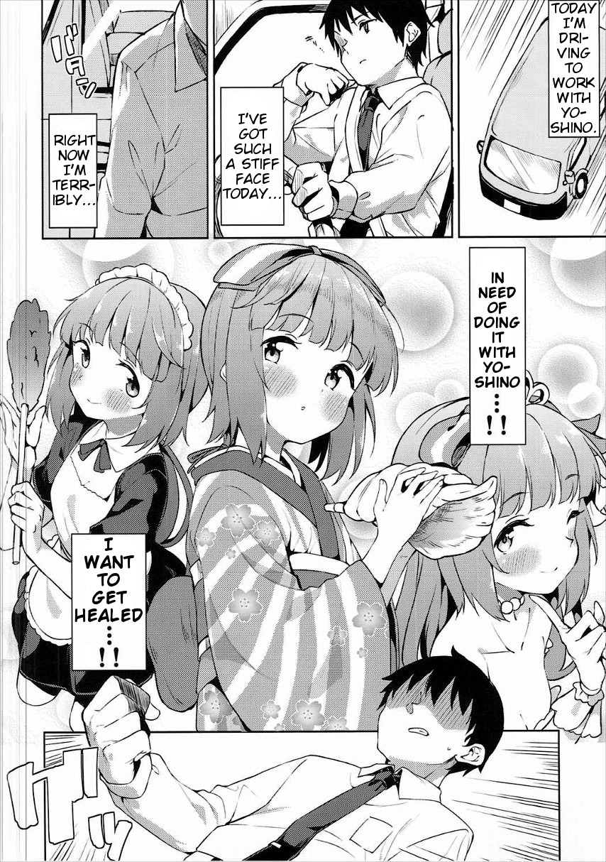 Yorita Yoshino to Shachuu de Ichaicha Suru Hon | Making Out and Fucking Yorita Yoshino in a car page 2 full