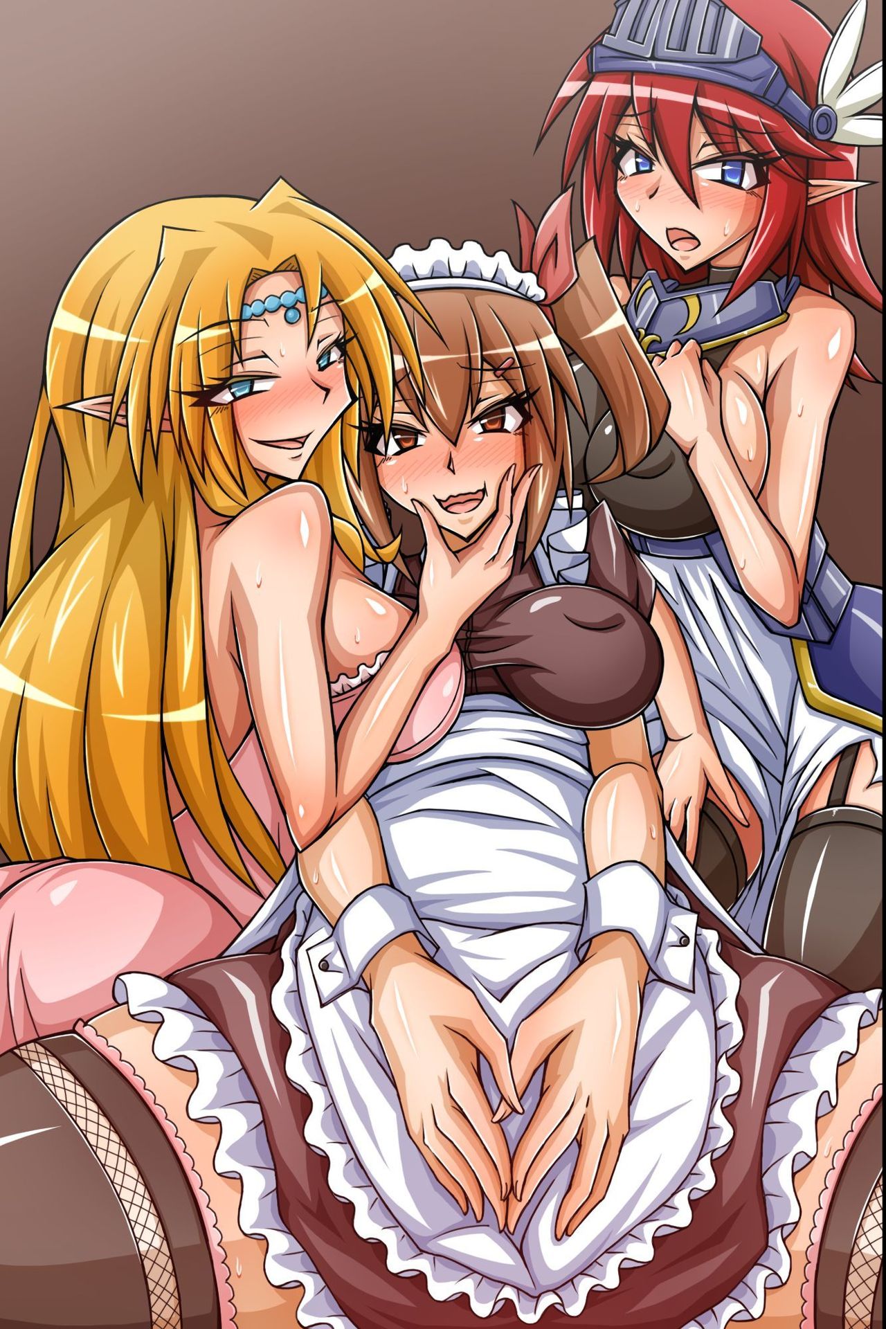 Elf Ochi Biyaku de Semen Tairyou Matsuri! Futanari Onna ni Hamehame Seitenka de Musume-ka Shichatte Renzoku Zecchou page 2 full