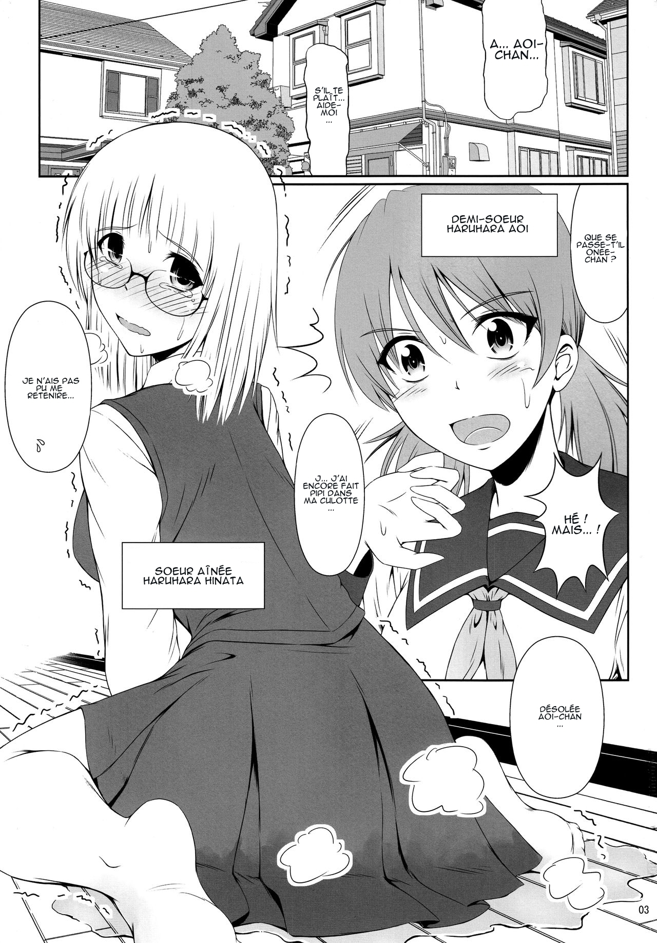 Naisho Nano! -Haruhara-ke San Shimai Monogatari- page 2 full