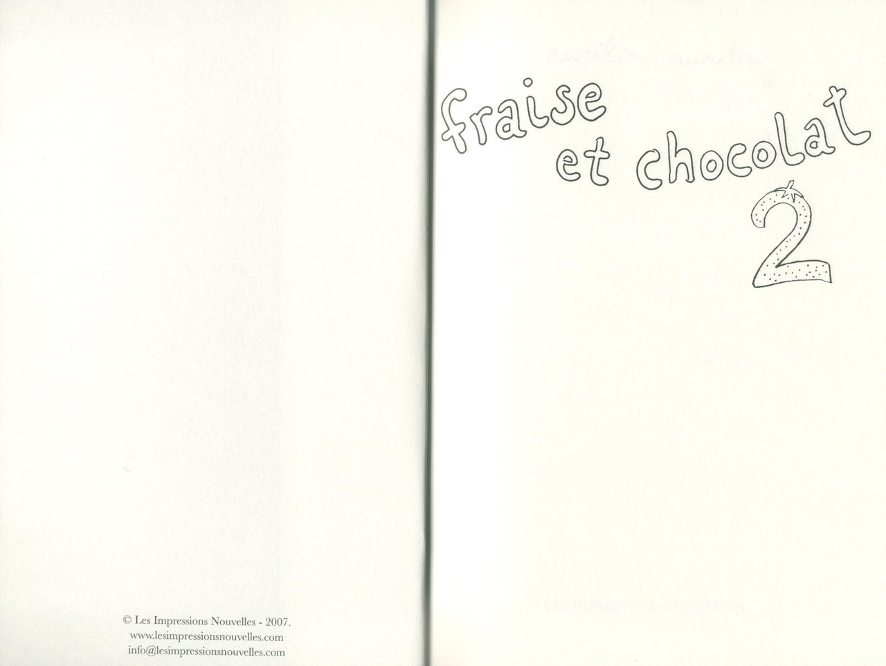 Fraise et Chocolat : Tome 2 page 2 full