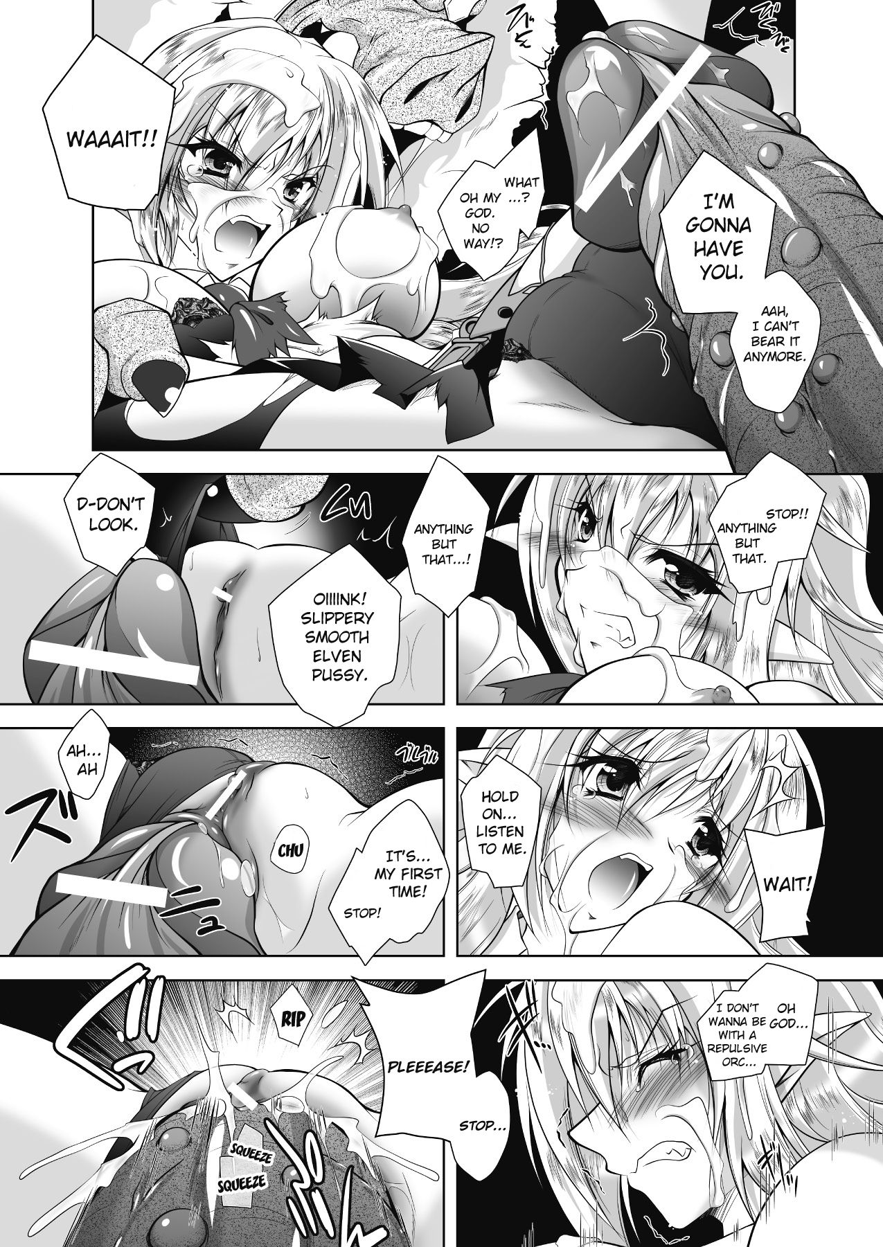 Juuyoku ni Kegareta Elf Hime Kishi Sefiria | An Elf Sullied by Bestial Lust Princess Knight Sefiria page 11 full