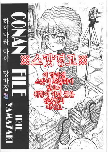 (C81) [RAT TAIL (IRIE YAMAZAKI)] CONAN FILE - Haibara Ai Gazoushuu | 하이바라 아이 망가집(Detective Conan) [Korean] cover