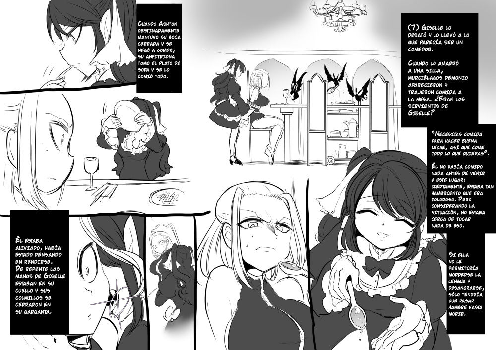 Bishoujo Vampire ni Bonyuu Drink Bar ni Sareru Hanashi | Convertido en una fuente de leche materna por una hermosa vampira  =Vile= page 10 full